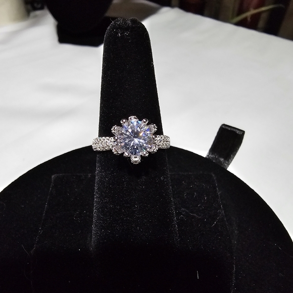Sterling Silver Engagement Ring 💍 - Picture 3 of 16